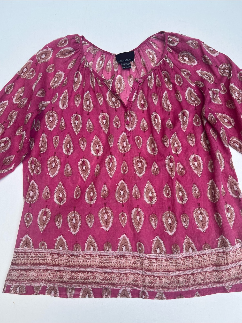 🪸Cynthia Rowley boho tunic🪸